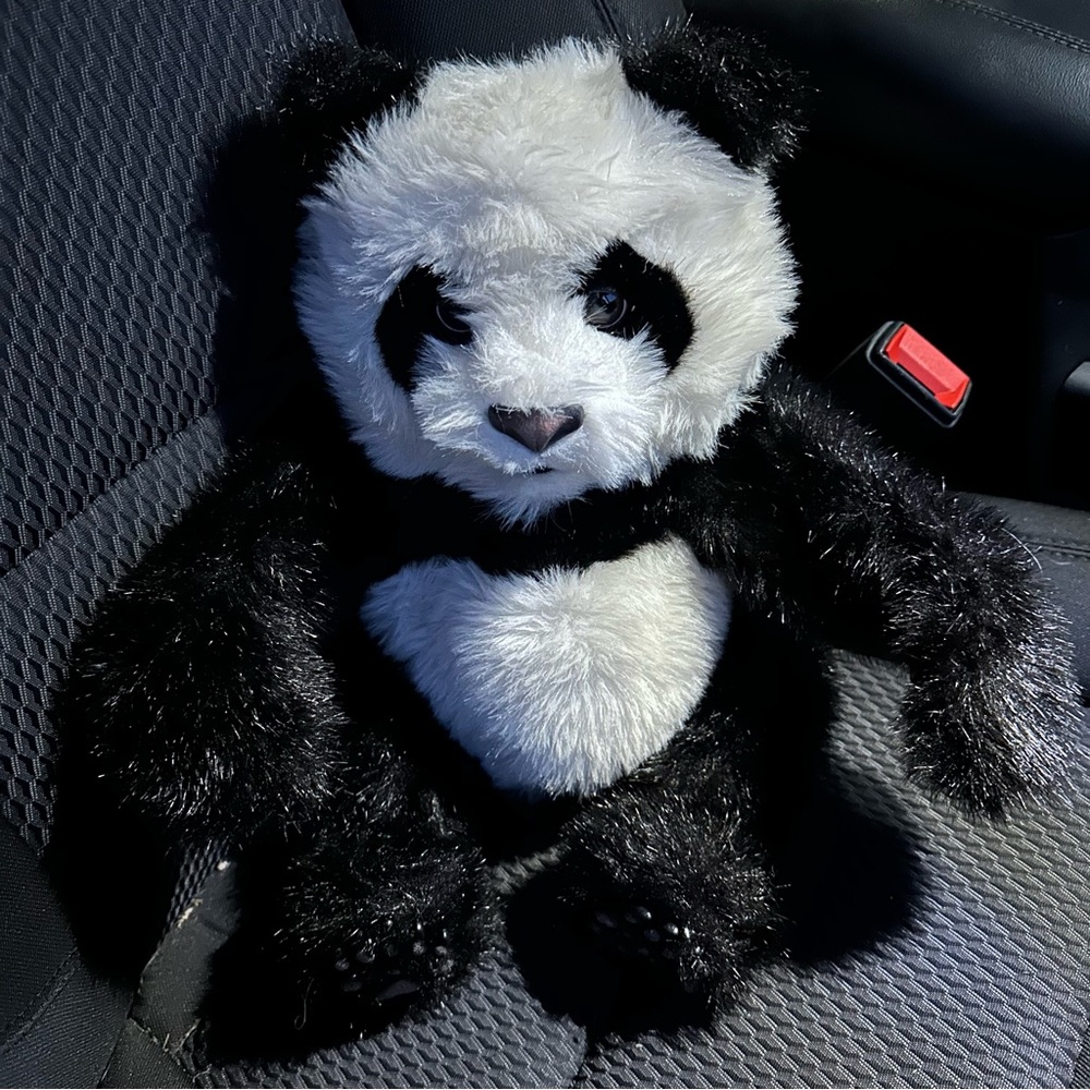 furreal panda luv cubs 18” panda bear hasbro interactive 2004 #73901